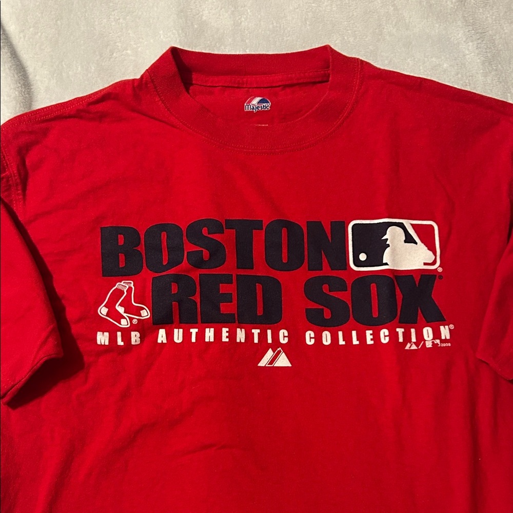 Majestic Red Boston Red Sox Short Sleeve Tee